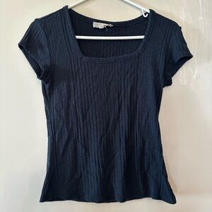 Womens Pink republic black top S